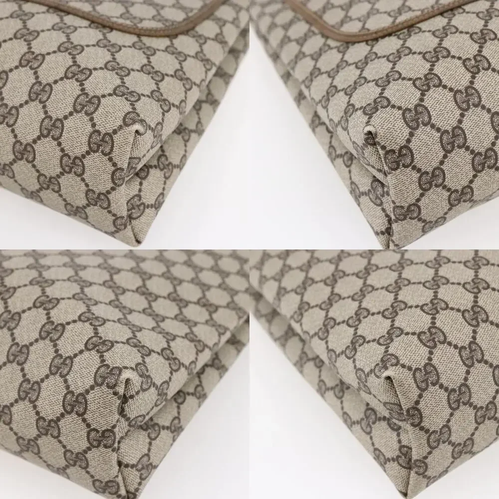 Gucci GG Supreme Web Tote Bag Beige